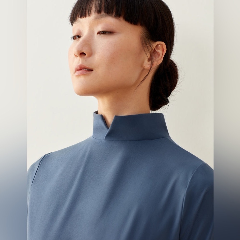 Aday Back To Front Versatile Button Down Shirt Dr… - image 3